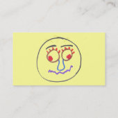 Funny Faces Visitekaartje (Achterkant)