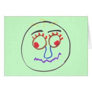 Funny Faces Wenskaart