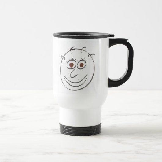 Funny Facing Travel Mug Reisbeker (Rechts)