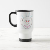 Funny Facing Travel Mug Reisbeker (Links)