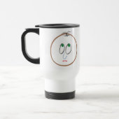 Funny Facing Travel Mug Reisbeker (Links)