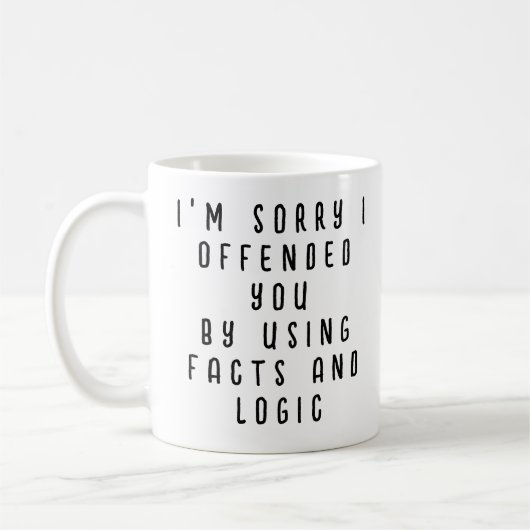 Funny Facts and Logic Quote Koffiemok (Links)