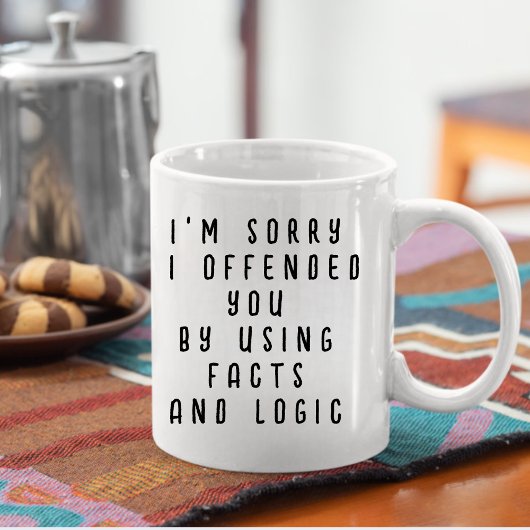 Funny Facts and Logic Quote Koffiemok