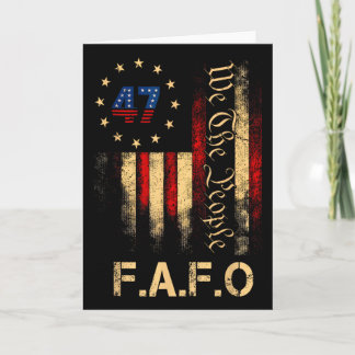 Funny Fafo Trump Shirt President 47 Trump Fafo Ame Kaart