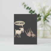 Funny Fainting Goat Hilarious Mountain Animal Briefkaart (Staand voorkant)