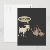 Funny Fainting Goat Hilarious Mountain Animal Briefkaart (Voorkant / Achterkant)