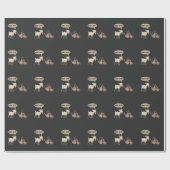 Funny Fainting Goat Hilarious Mountain Animal Cadeaupapier (Vlak)