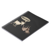 Funny Fainting Goat Hilarious Mountain Animal Notitieboek (Linkerzijde)