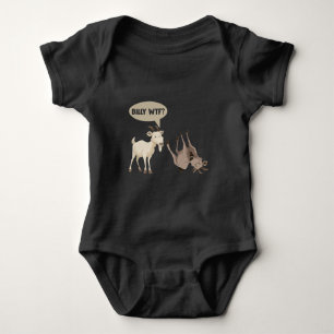 Funny Fainting Goat Hilarious Mountain Animal Romper