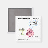 Funny Faith Healing Cartoon Athiest Agnostic Humor Magneet (Voorkant / Achterkant)