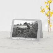 FUNNY/FAKE accident/customizable text Card Kaart (Gele Bloem)