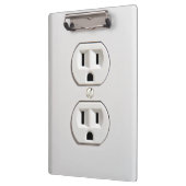 Funny Fake Electrical Outlet Klembord (Links)