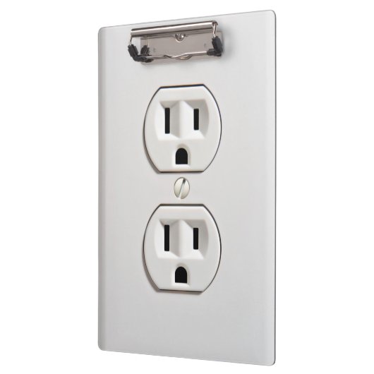 Funny Fake Electrical Outlet Klembord (Links)
