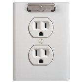 Funny Fake Electrical Outlet Klembord (Voorkant)