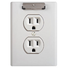 Funny Fake Electrical Outlet Klembord