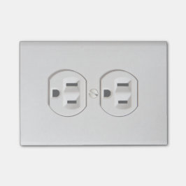 Funny Fake Electrical Outlet Post-it® Notes