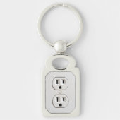 Funny Fake Electrical Outlet Sleutelhanger (Voorkant)