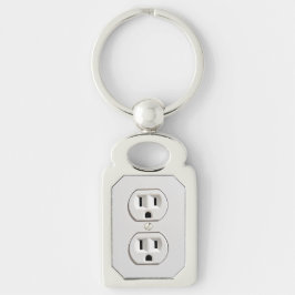 Funny Fake Electrical Outlet Sleutelhanger