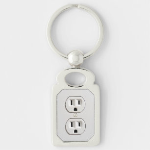 Funny Fake Electrical Outlet Sleutelhanger