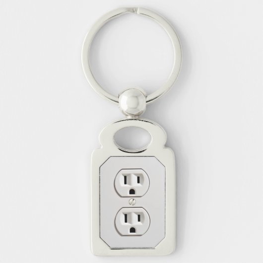 Funny Fake Electrical Outlet Sleutelhanger (Voorkant)