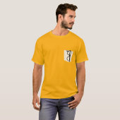 Funny Fake Pocket T-shirt met brillenglazen (Voorkant volledig)