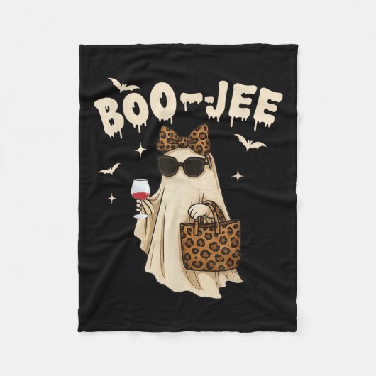 Funny Fall Halloween Ghost Boujee Boo Jee Soky Sea Fleece Deken (Voorkant)