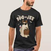 Funny Fall Halloween Ghost Boujee Boo Jee Soky Sea T-shirt (Voorkant)