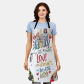 Funny Familie Lach, liefde, en leef beter Schort (Gedragen)