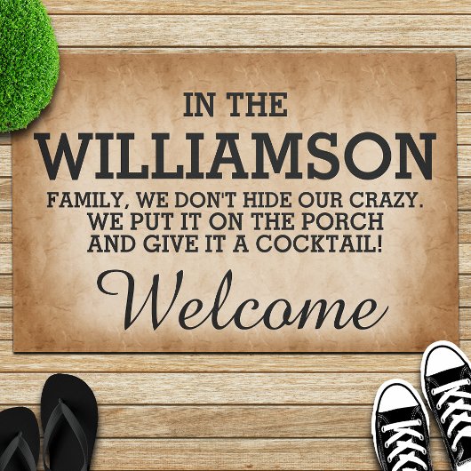 Funny Familienaam Deurmat