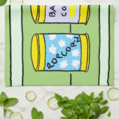 Funny Family Cartoon New Parents Kitchen Towel Theedoek (Gevouwen)