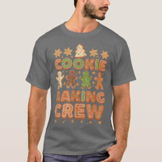 Funny Family Christmas Cookie Baking Crew Cute Xma T-shirt