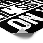 Funny Family Don't Make Me Call My Lil' Sister  Poster (Hoek)