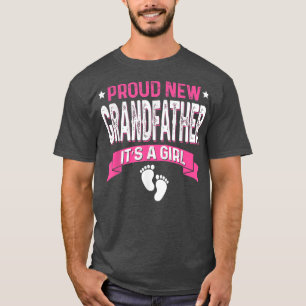 Funny Family Gender onthult proud New Grandfather  T-shirt