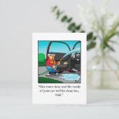 Funny "Family Humor" Briefkaart "Spectickles" (Staand voorkant)