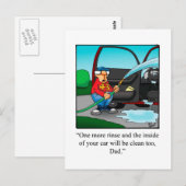 Funny "Family Humor" Briefkaart "Spectickles" (Voorkant / Achterkant)