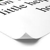 Funny Family Humor die het Poster van een incident (Hoek)