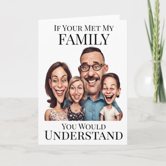 Funny Family Kaart (Voorkant)