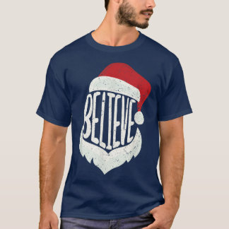 Funny Family Kerstgeloof in Santa Claus Cute Xm T-shirt
