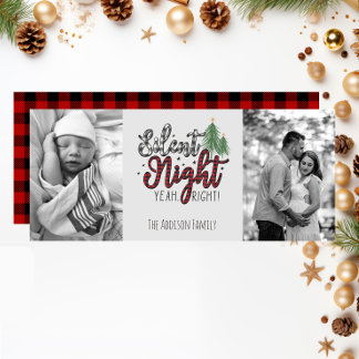 Funny Family-kerstkaart Feestdagenkaart