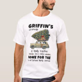 Funny Family Kerstmatch T-shirt (Voorkant)