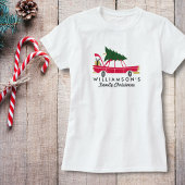 Funny Family Kerstmis zorgt voor een homerusboom T-shirt