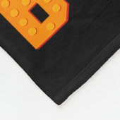 Funny Family Master Builder Building Bricks Blocks Fleece Deken (Hoek)