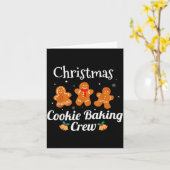 Funny Family Matching Christmas Tee Cookie Baking  Kaart (Gele Bloem)