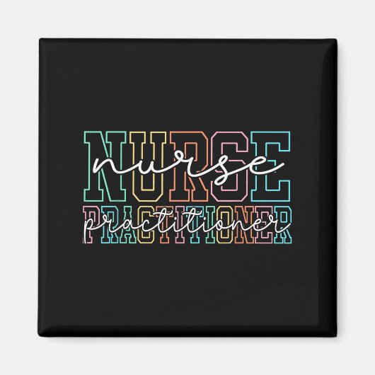 Funny Family Nurse Practitioner Np Nursing Day Nur Magneet (Voorkant)
