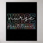 Funny Family Nurse Practitioner Np Nursing Day Nur Poster (Voorkant)