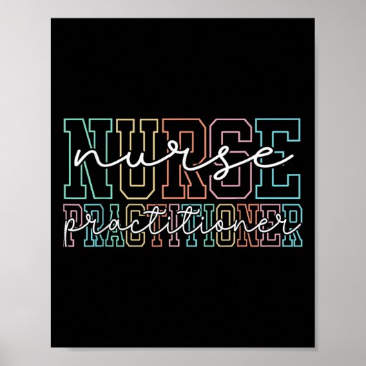 Funny Family Nurse Practitioner Np Nursing Day Nur Poster (Voorkant)