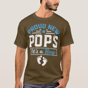 Funny Family Proud New Poppen Het is een Jongen Ge T-shirt