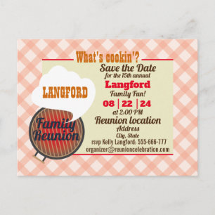 Funny Family Reunion Briefkaart Aankondiging ontwe