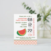 Funny Family Reunion Briefkaart Aankondiging ontwe (Staand voorkant)