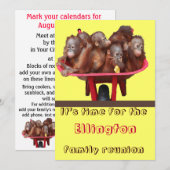 Funny Family Reunion Kaart (Voorkant / Achterkant)